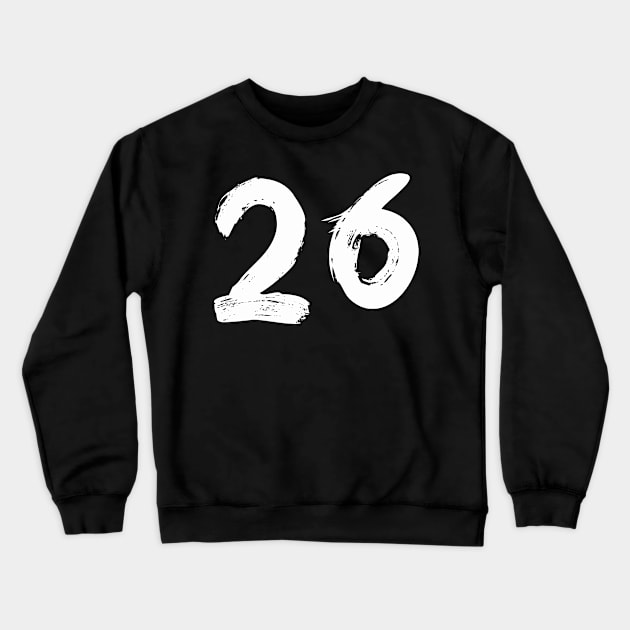 Number 26 Crewneck Sweatshirt by Erena Samohai